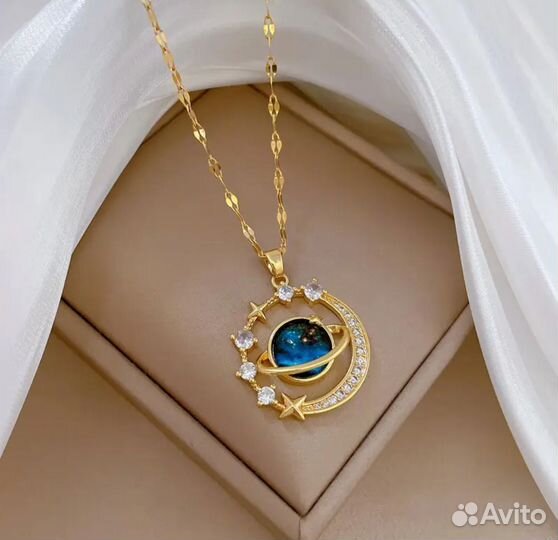 Кулон Звезда и Луна