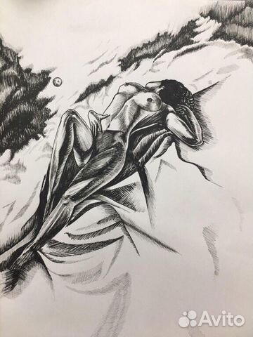 Рисунки линером