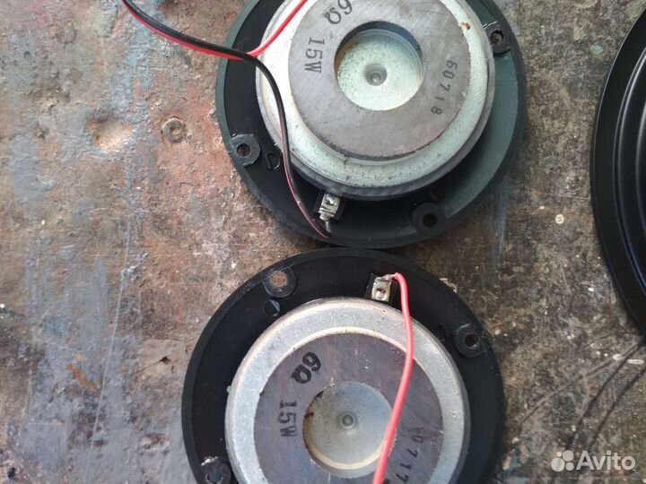 Динамики с больших колонок 25 ват 6 ом и 15 ват 4