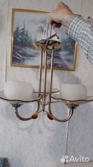 Люстра потолочная бу