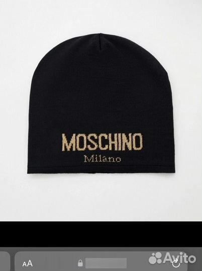 Шапка moschino milano