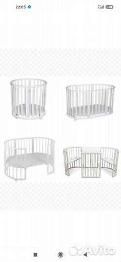 Детская кроватка с маятником