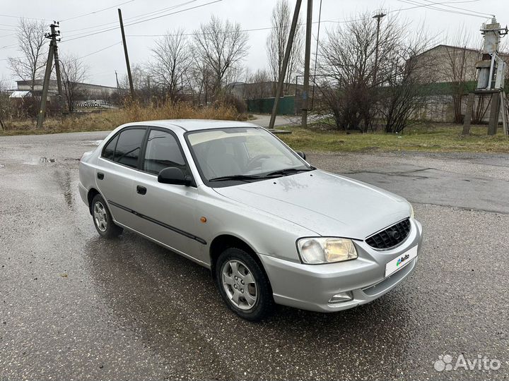 Hyundai Accent 1.5 AT, 2005, 206 000 км