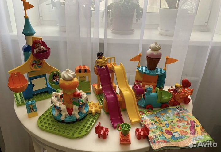 Lego duplo 10840 парк + 10867 еще детали