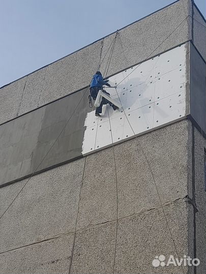 Наружное утепление стен фасадов квартир