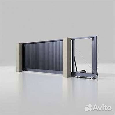 Откатные ворота под ключ