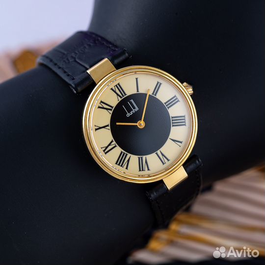 Оригинал Dunhill Культовая модель Серебро Кварц