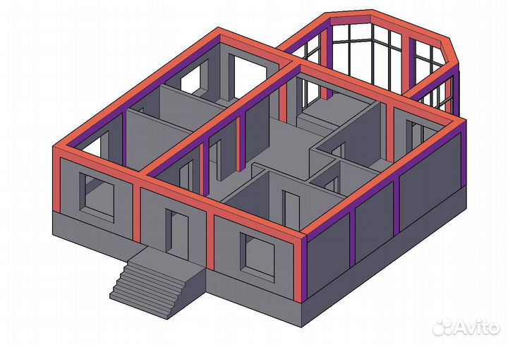 Чертежи на заказ с тех зад (план этажа)