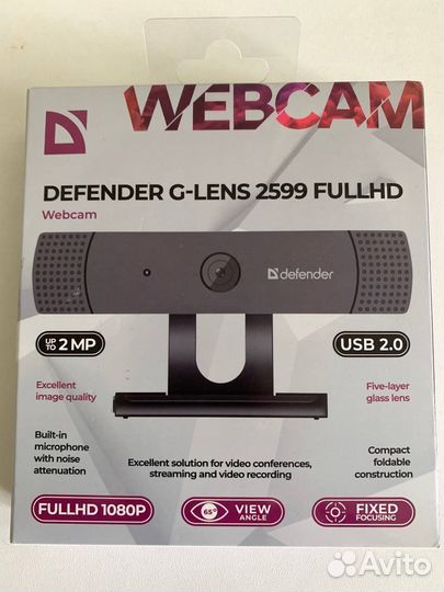 Веб-камера Defender G-lens 2599 FullHD