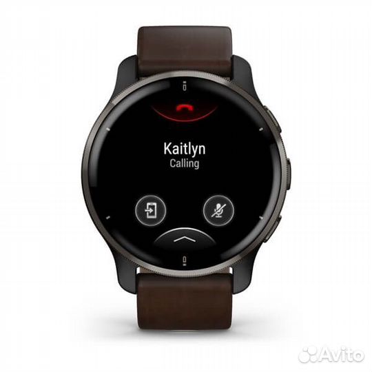 Garmin Venu 2 Plus Серый с Кожаным Ремешком