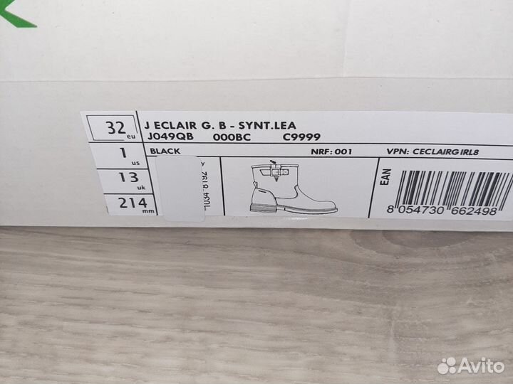 Новые ботиночки Geox р 32 осень