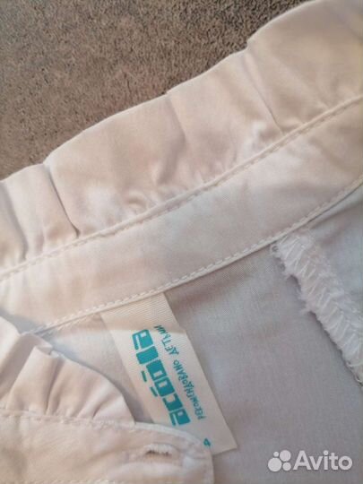 Блузка белая школьная