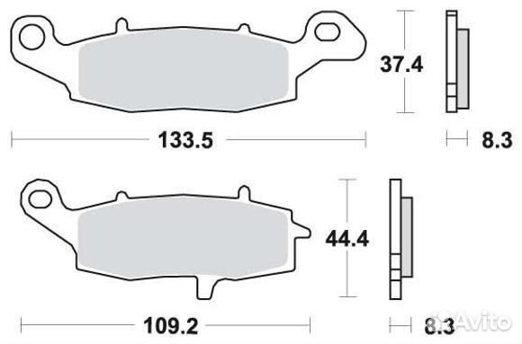 Тормозные колодки SBS 705HS