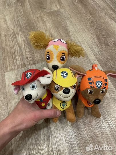 Команда Щенячьего патруля 4шт