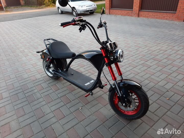 Электроскутер wild wheel white siberia