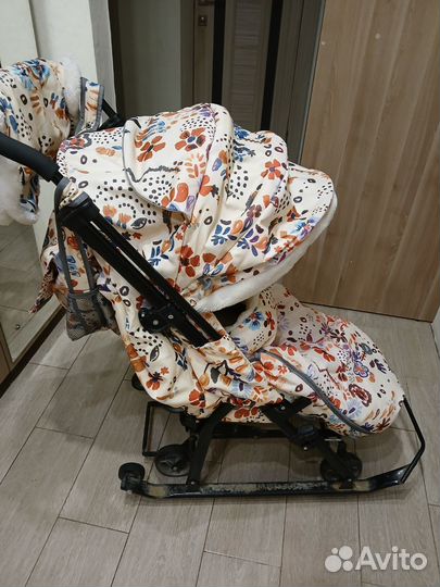Санки коляска ника 7 5
