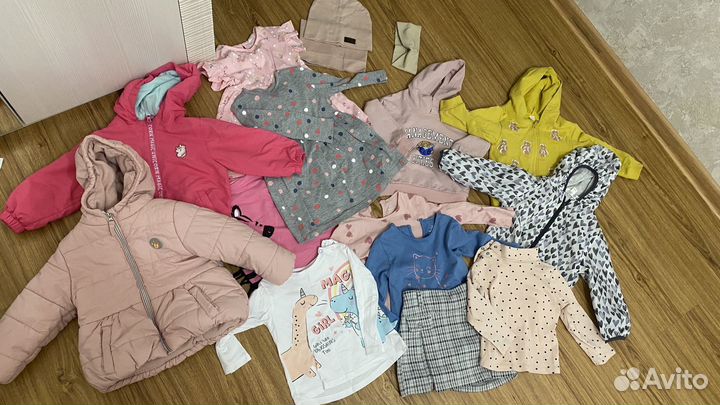 Вещи пакетом на девочку 86-92