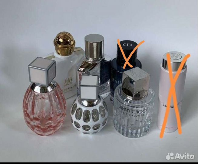 Пустые флаконы от духов