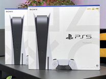 Sony Playstation 5 с приводом (Новая, в наличии)