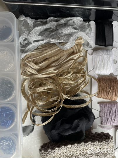 Бисер мулине пайетки ленты