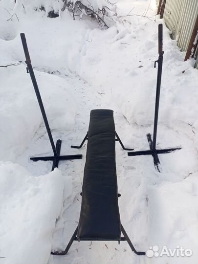 Скамья для жима и стойки