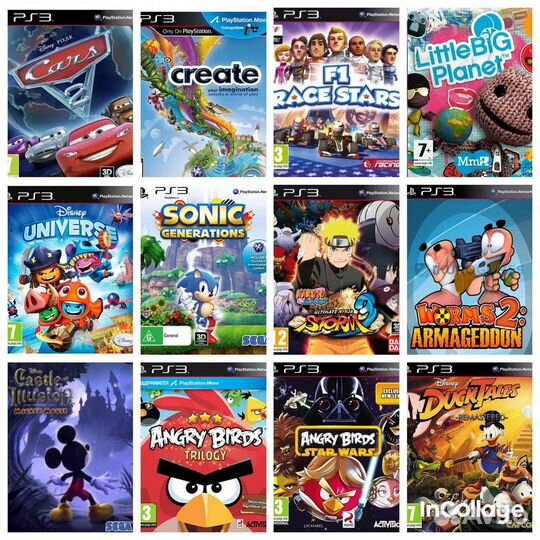 PS3+65 Детских игр. Sony ps3