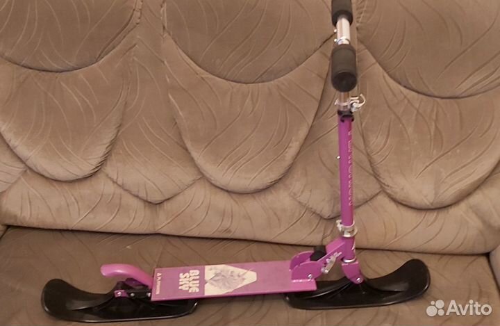 Самокат снегокат детский
