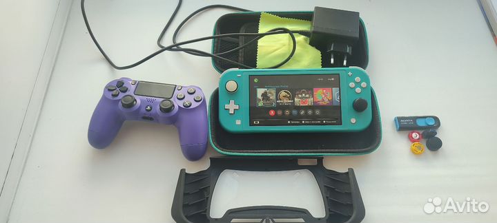 Nintendo switch lite прошитая 128г