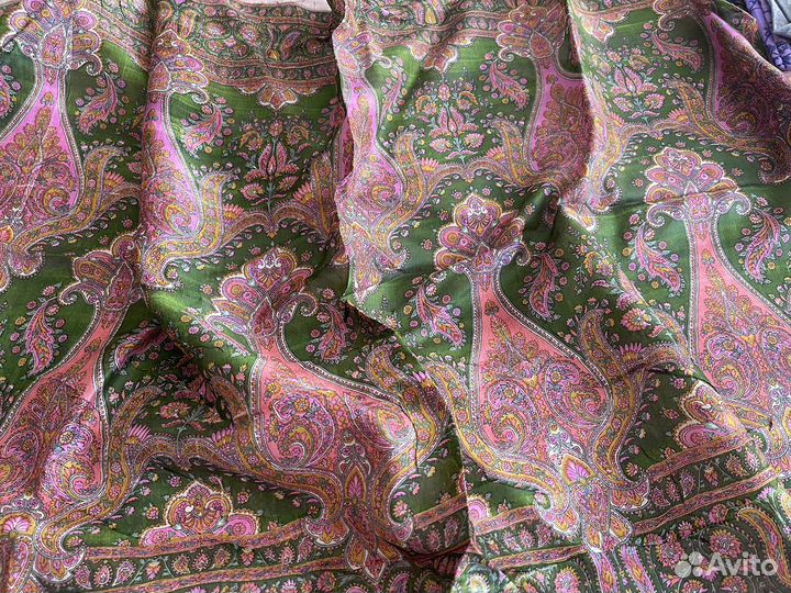 Отрезы, натуральный шелк, шелковые платки