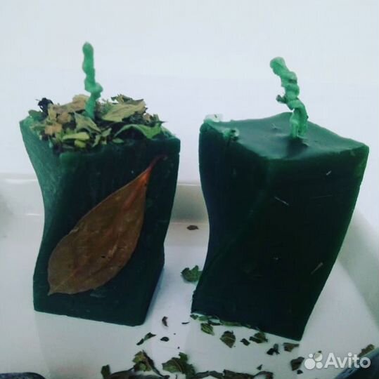 Восковые свечи ручной работы