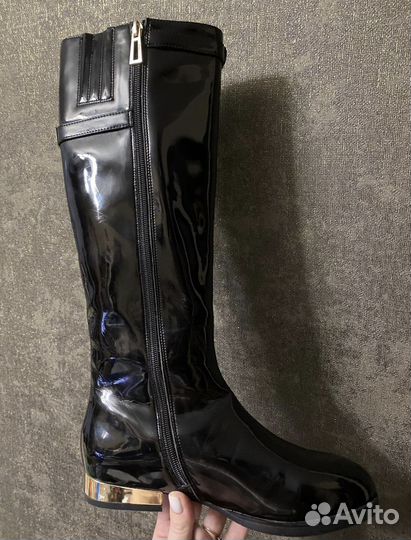 Сапоги женские новые лаковые