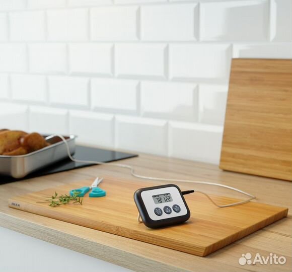 IKEA fantast термометр/таймер для мяса, цифровой
