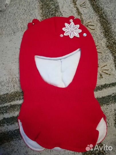 Шапка шлем 6-12 мес