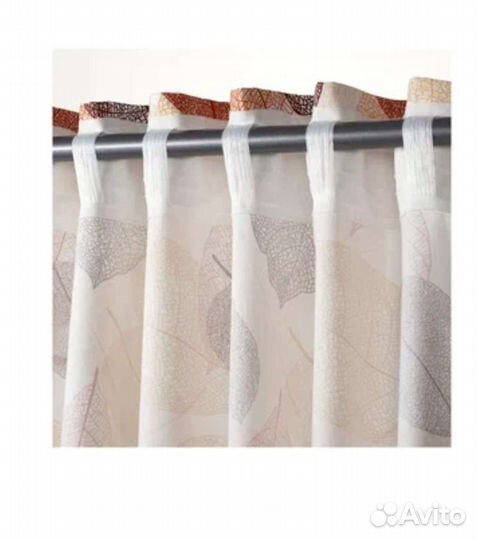 Гардины IKEA скэрммал на ленте, 2 шт