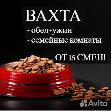 Оператор 20 смен. Питание проживание