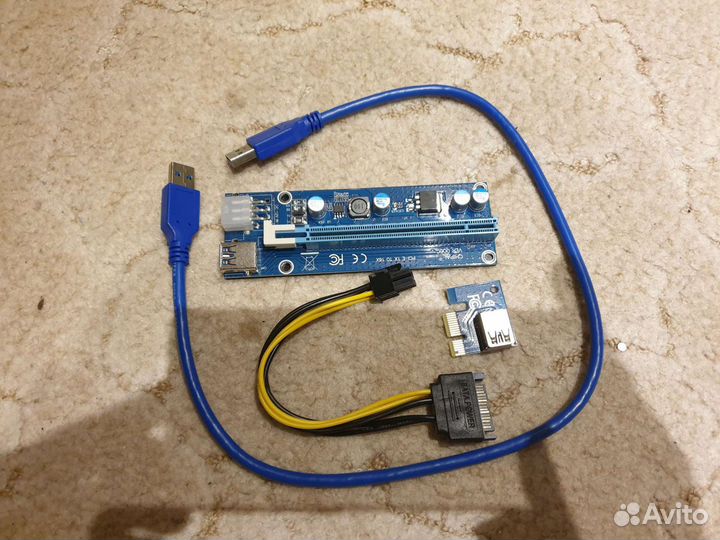 Райзеры pci-e, Переходники питания видеокарты