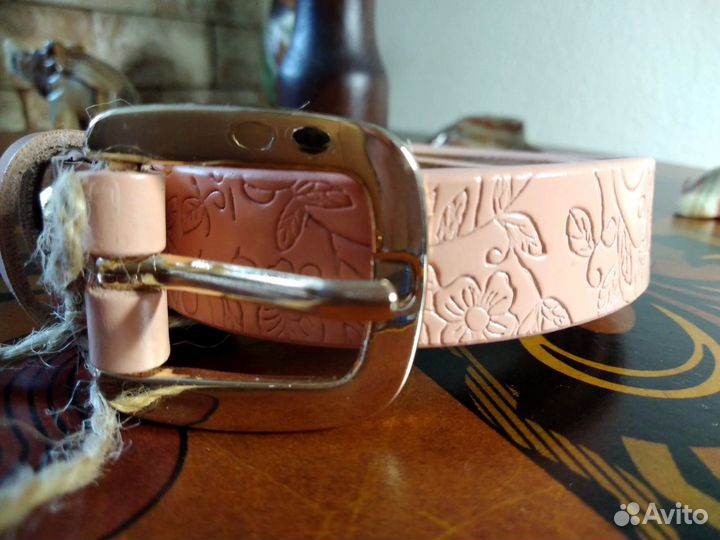 Ремень кожаный женский
