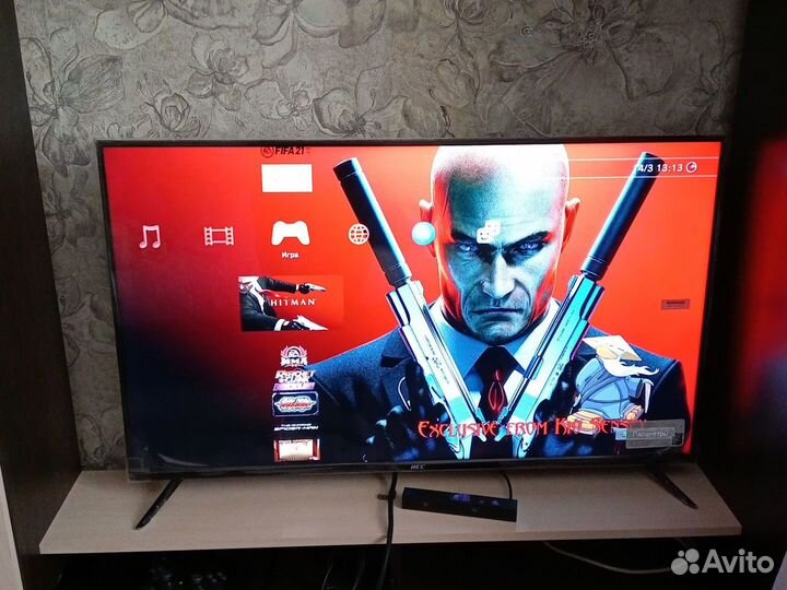 Ps3 super slim 500gb,2 геймпада+35 игр