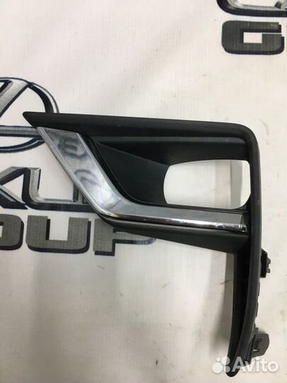 Окантовка птф лев. перед. Toyota Land Cruiser Prad