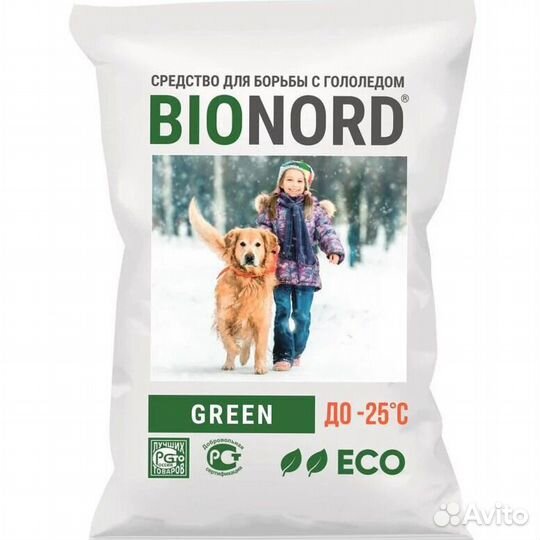 Противогололедный реагент Bionord Green