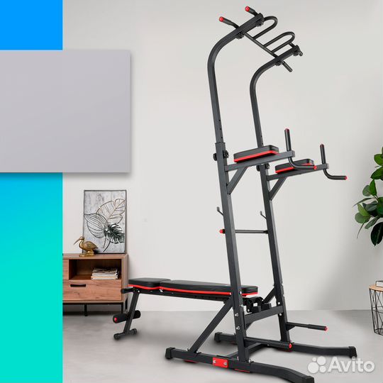 Турник 3 в 1 со скамьей новый 33.543.21