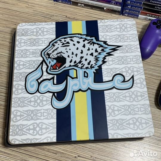 Sony PS4 Slim LimitedEdition NHL Барс +2Джоя+50Игр