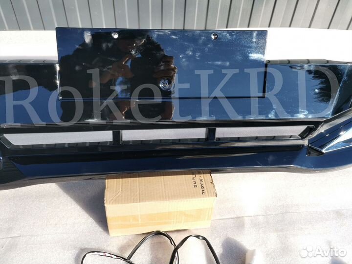 Обвес на Toyota Land Cruiser Prado 120 Черный