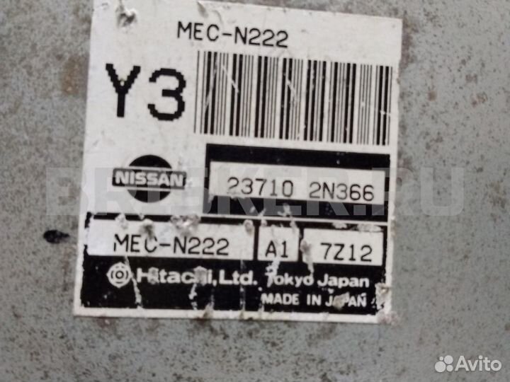 Блок управления двс Ниссан Альмера Н15