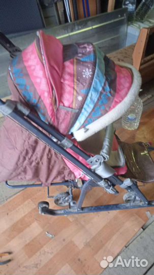 Санки коляска ника
