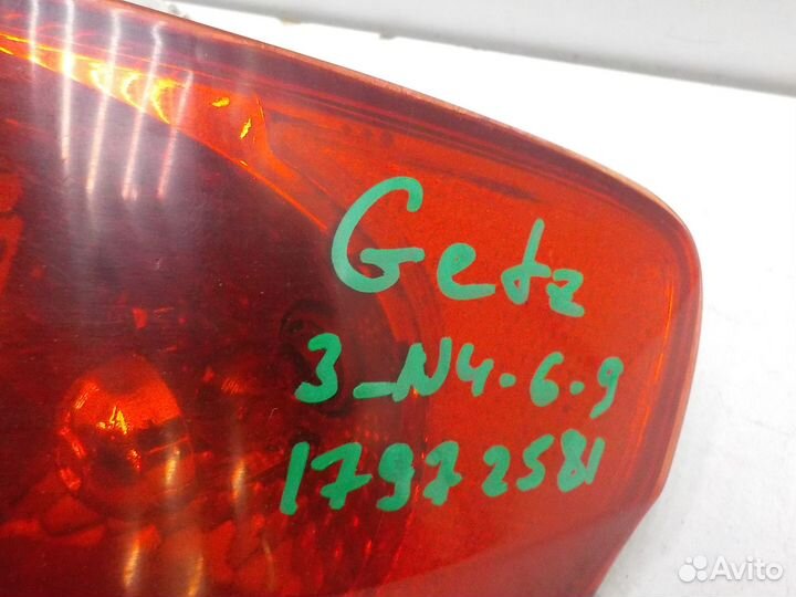 Фонарь задний правый Hyundai Getz 2002