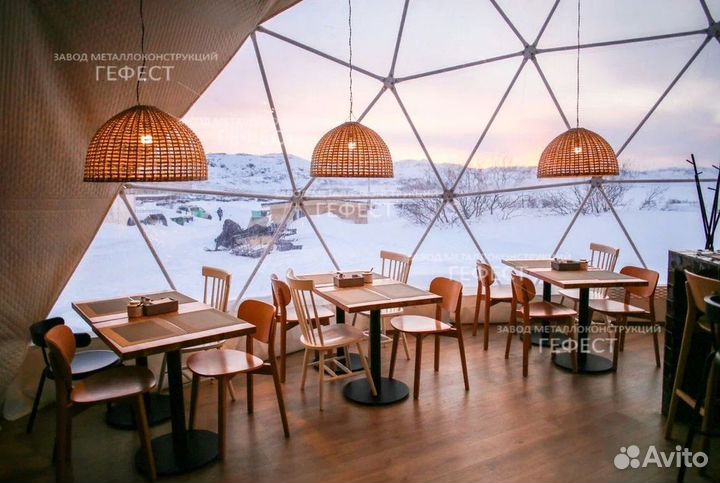 Геокупол диаметр 12 м