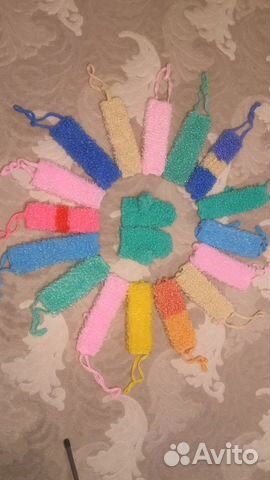 Мочалка ручной работы