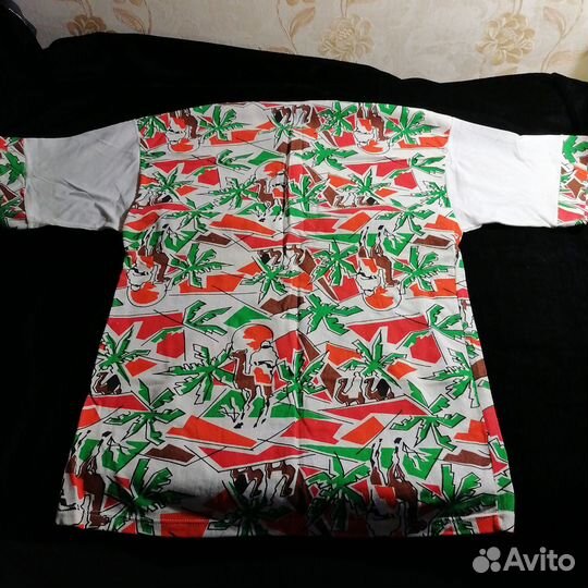 Футболка гавайская винтажная 46-48р-р СССР