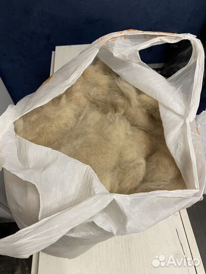 Собачья шерсть пух